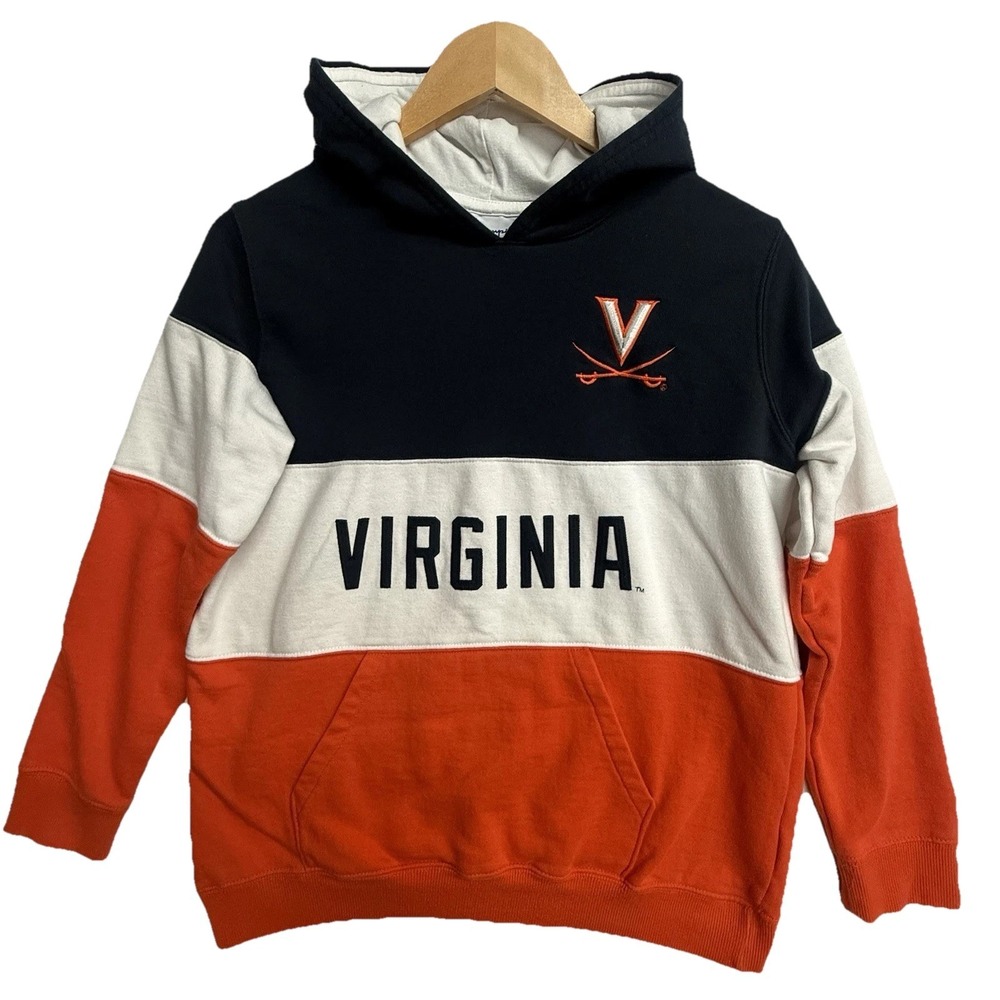 Virginia Cavaliers Hoodie Youth XL Champion Colorblock NCAA Spellout